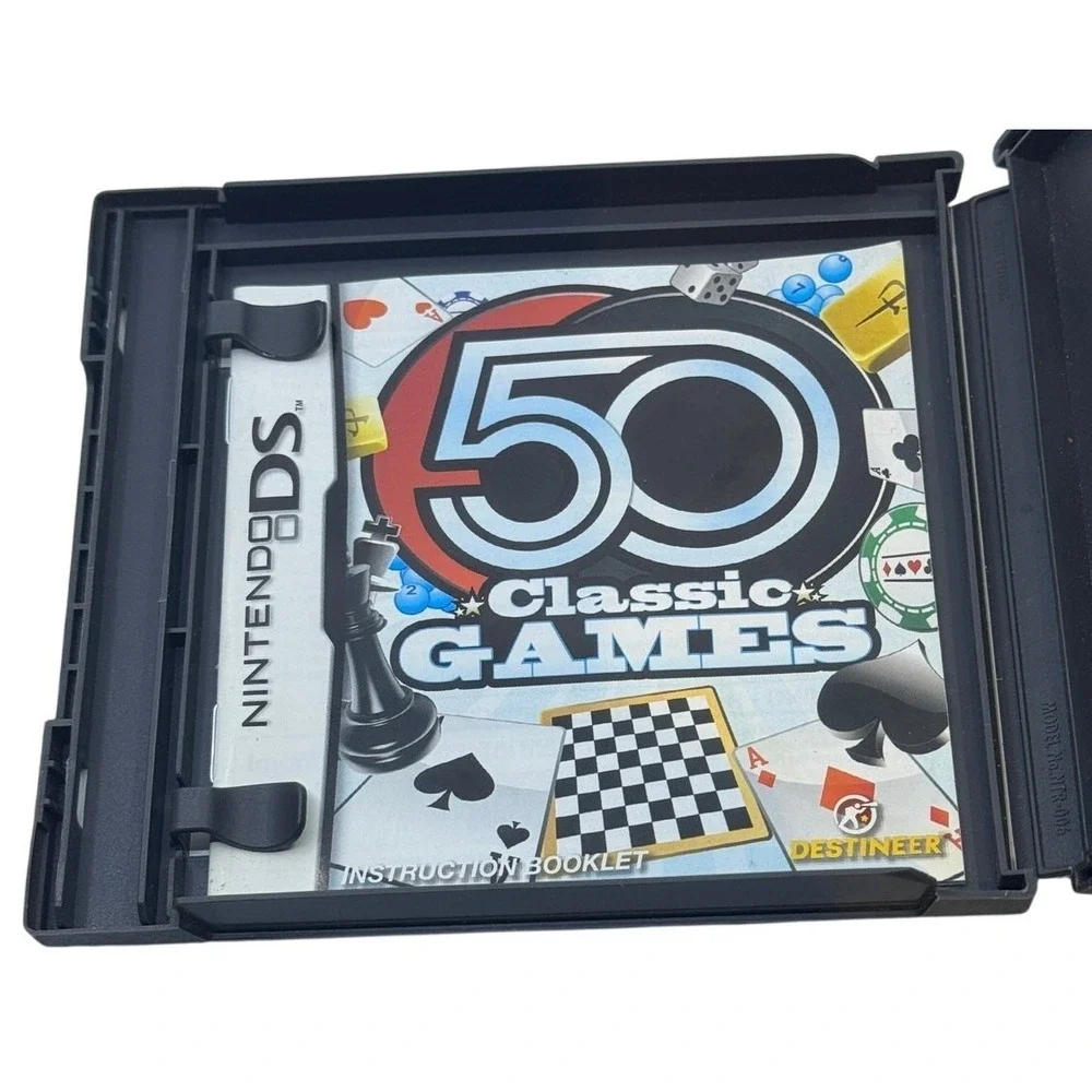Nintendo‎ DS 50 Classic Games Case & Manual – No Cartridge